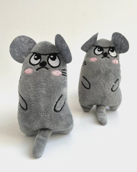 Іграшка для кота "Мишка з котячою мʼятою" – DomkoHouse